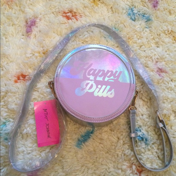 SOLD Betsey Johnson Chill Pill Kitsch Bag Purse - Picture 6 of 8
